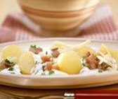 Kartoffeln mit Sahnematjes