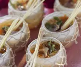 Hähnchen-Zitronengras-Suppe mit Shiitake