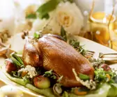 Weihnachtlicher Entenbraten