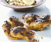 Hähnchen auf marokkanische Art mit Kichererbsen