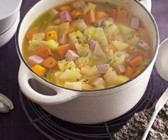 Weißkohltopf mit Kasselerwürfeln