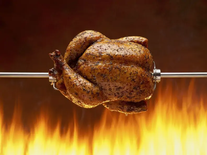 Knuspriges Hähnchen vom Grill