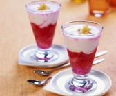 Ingwer-Rhabarber-Creme auf englische Art