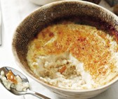 Süßer Reis-Muskat-Pudding