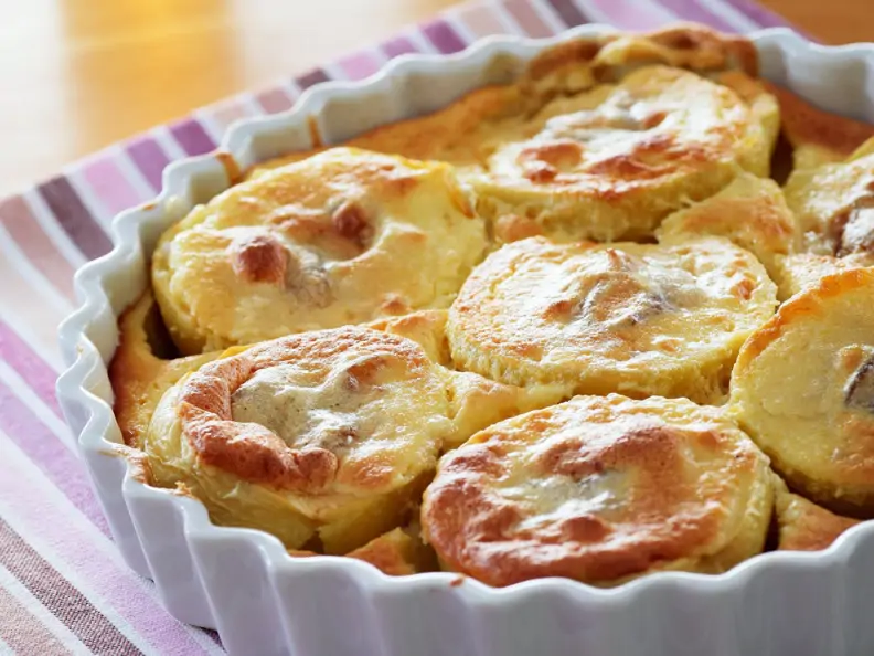 Vanille-Apfel-Gratin