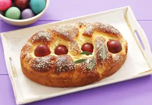 Osterbrot auf griechische Art