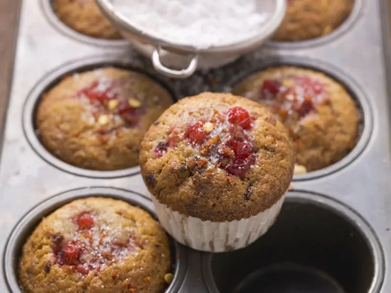 Johannisbeer-Vanille-Muffins