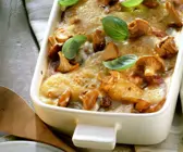Kartoffel-Lasagne mit Pilzen