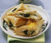 Spinat-Mozzarella-Taschen