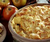 Quarkgratin mit Apfel