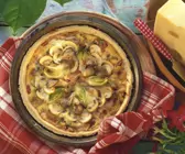 Quiche mit Pilzen und Lauch