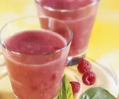 Pfirsich-Himbeer-Shake