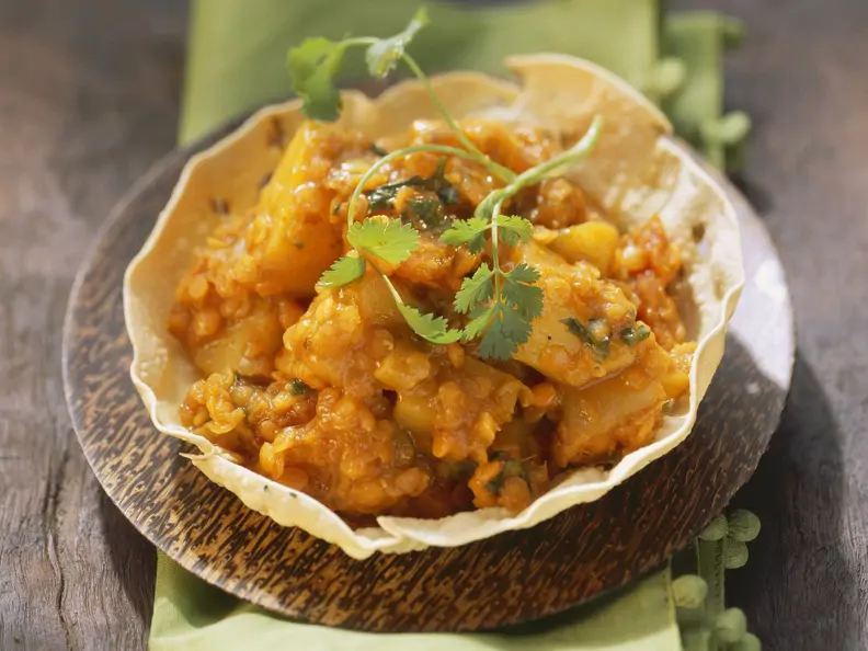 Dal mit Kartoffeln
