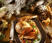 Hirschkeulenbraten mit Pfifferlingen