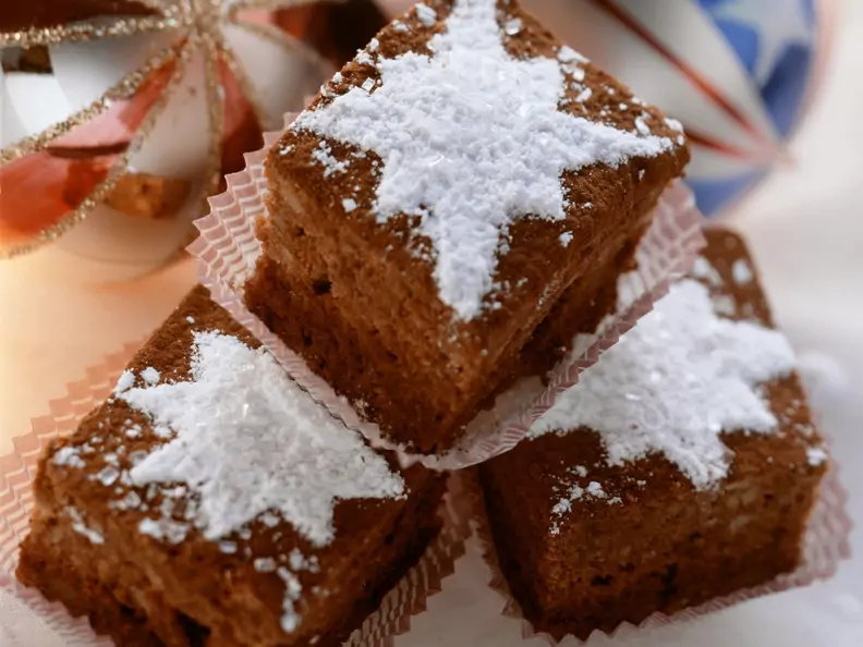 Brownies zu Weihnachten