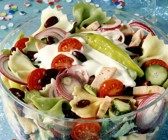 Bunter Nudelsalat ohne Mayonnaise