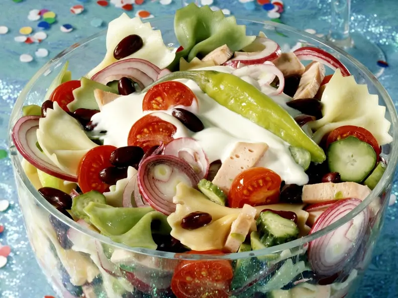 Nudelsalat ohne Mayo