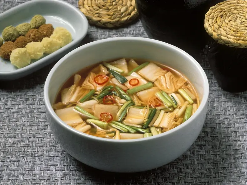 Kimchisuppe auf koreanische Art