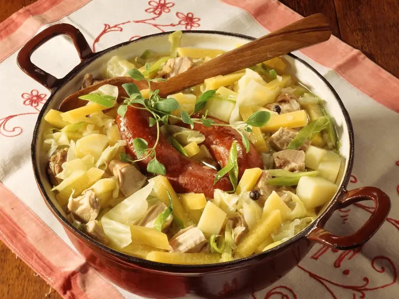 Gemüseeintopf mit Fleisch aus Sachsen-Anhalt