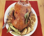 Gänsebraten mit Semmelknödel