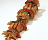 Tofu-Gemüse-Spieß