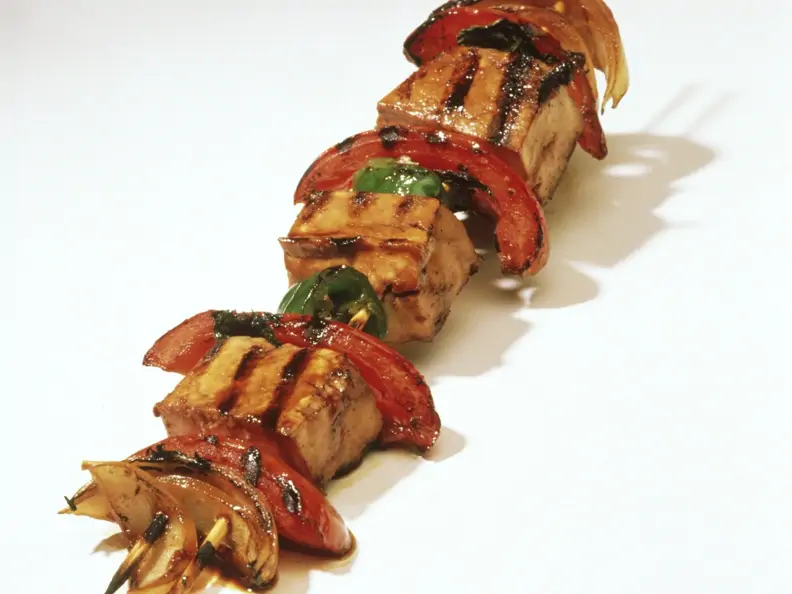 Tofu-Gemüse-Spieß