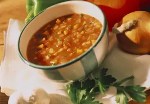 Gazpacho ohne Brot