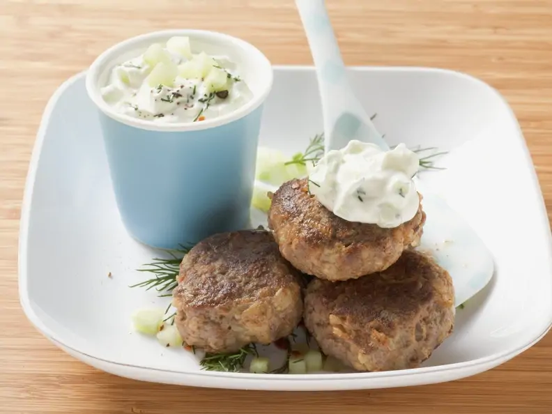 Tatarbuletten mit Zaziki