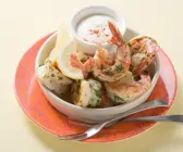 Shrimps mit Aioli