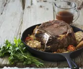 Rindfleisch mit Knoblauch