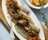 Sardinen mit Tomaten-Gemüse
