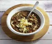 Linsensuppe mit Spätzle