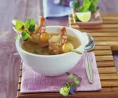 Melonenkaltschale mit Garnelen