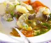 Fischsuppe auf ukrainische Art