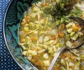Gemüsesuppe auf marokkanische Art