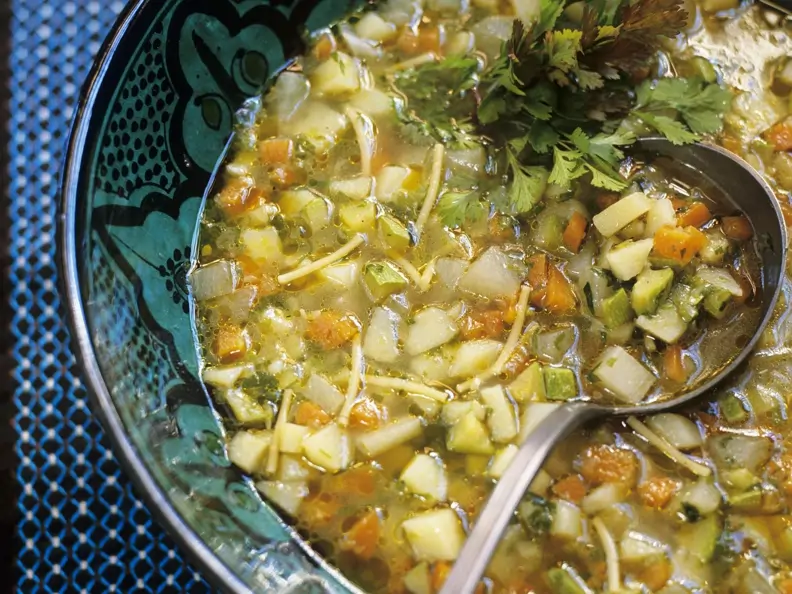 Gemüsesuppe auf marokkanische Art