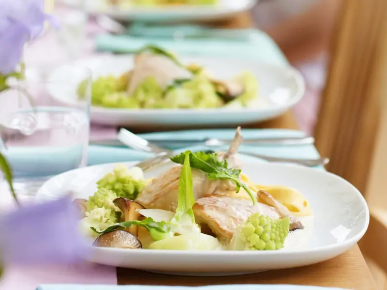 Hähnchen in Weißwein (Riesling)