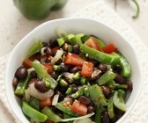 Bohnensalat mit Paprika