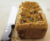 Kichererbsenpastete mit Curry-Gemüse