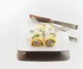 Cannelloni mit Lachs-Crevetten-Füllung