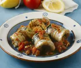 Sardinenrouladen mit Tomatensugo