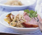 Kassler mit Bayrischkraut