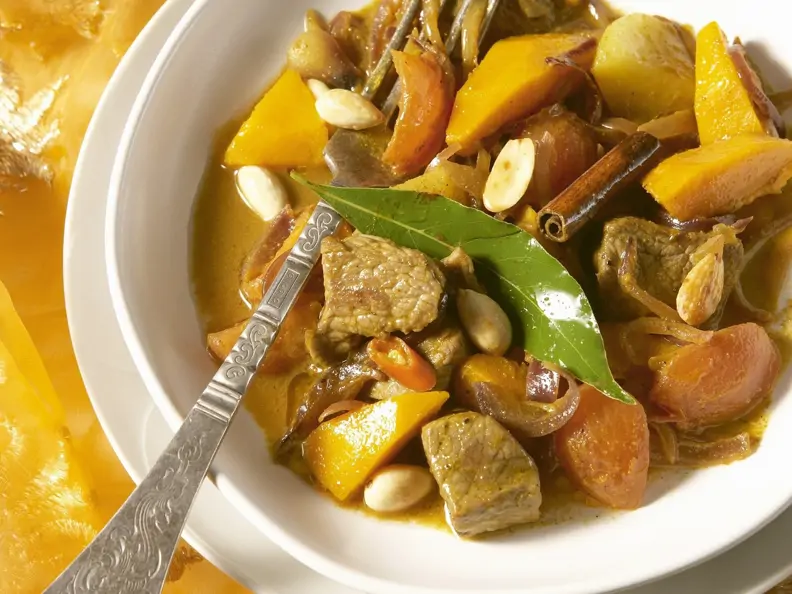 Kürbis-Curry mit Lamm