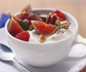 Süßer Fruchtjoghurt