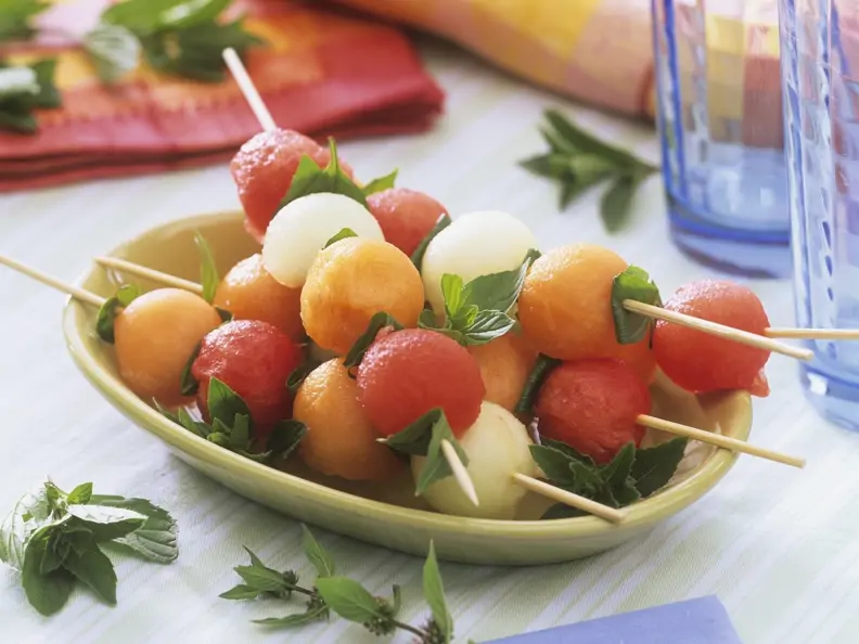Melonenspieße