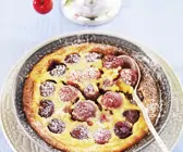 Quarkauflauf mit Kirschen