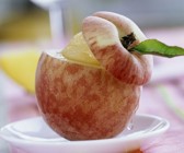 Sorbet im Pfirsich