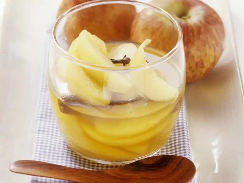 Apfelkompott mit Calvados