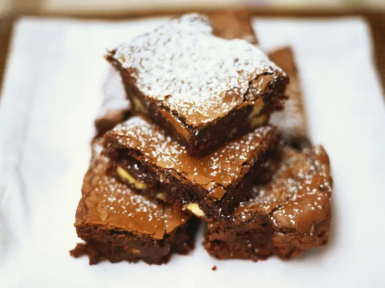Brownies mit Mandeln
