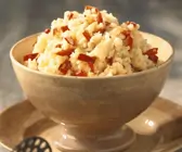 Püree mit roten Paprika